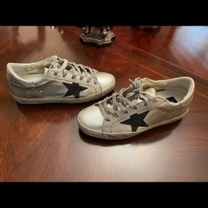 Golden Goose Superstar metallic sneakers